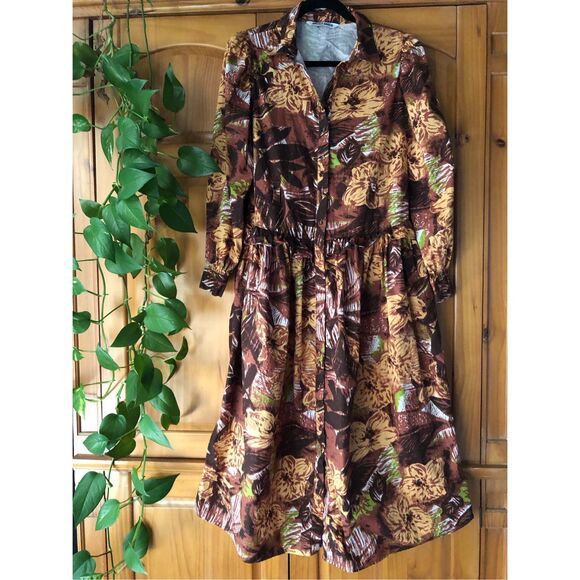 Fall Bloom” by Walter Baker – earthy florals & vintage charm SZ M - Picture 4 of 16